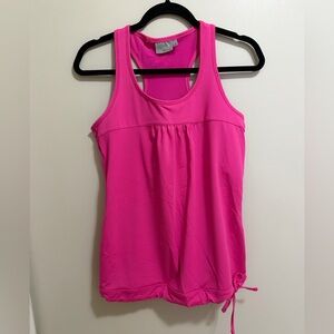 Athleta Fuchsia Tank Top with Built in Bra Size Medium